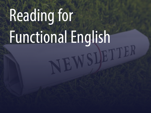 Reading for Functional English